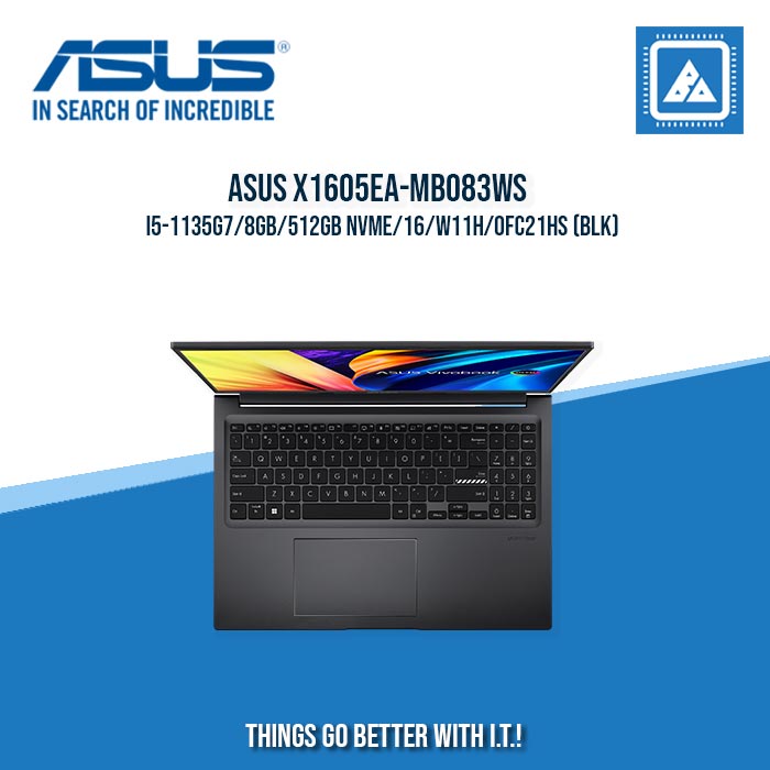 ASUS X1605EA-MB083WS I5-1135G7/8GB/512GB NVME | BEST FOR STUDENTS AND FREELANCERS LAPTOP ASUS X1605EA-MB083WS I5-1135G7/8GB/512GB NVME | BEST FOR STUDENTS AND FREELANCERS LAPTOP